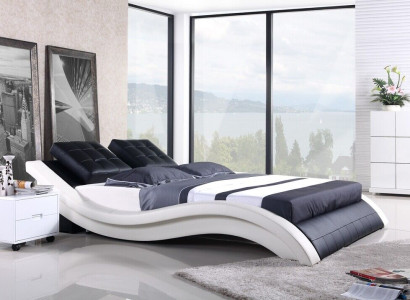 Design Beds Double Hotel Frame Sleep Room Leather Luxury Modern